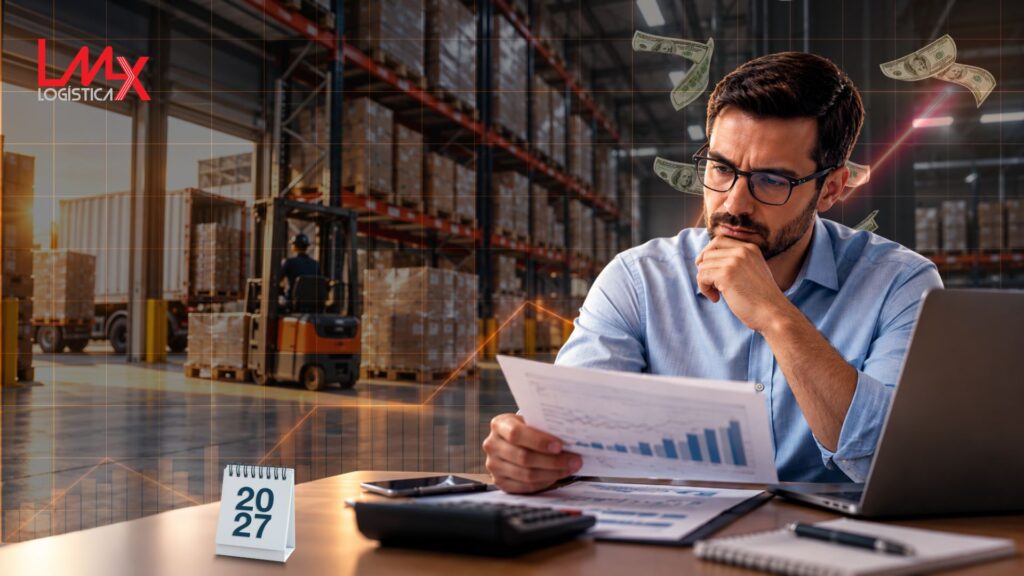 Gestor analisando custos de um centro de distribuição próprio em 2027