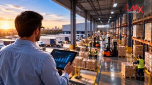 Centro de distribuição moderno preparado para expansão logística e aumento da capacidade operacional em 2027